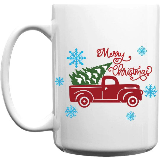 Merry Christmas Truck Right
